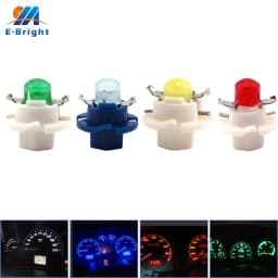 10PCS T5 B8.4D B8.3D B8.5D Led Bulbs COB Instrument Dashboard Side Indicator Lights LED Cluster Guage Light 12V Interior Light