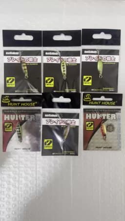 Hunthouse 2.1/3.4/4.9g Sinking Spoon Fishing Lure Trout Lure Small Metal Bait Rolling Spoons For Fishing Bass Trout Fish Tackle