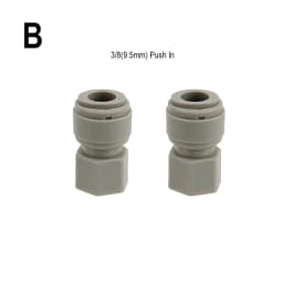 Ball Lock Gas & Beer Keg Disconnect with 8/9.5mm Push In Fitting Homebrew Draft Beer Corny Style Ball Lock Keg Dispenser