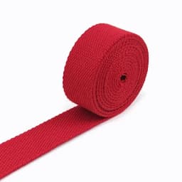 5M 20/25/32/38/50mm 2mm Thick Webbing Polyester Cotton Canvas Webbings Ribbon for Backpack Strap Belt Tape Garment Woven Band