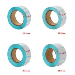 1000/700 Pcs White Adhesive Paper Thermal Label Sticker Paper Supermarket Price Blank Label Direct Print Waterproof Stickers