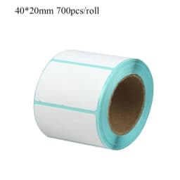 1000/700 Pcs White Adhesive Paper Thermal Label Sticker Paper Supermarket Price Blank Label Direct Print Waterproof Stickers