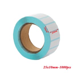 1000/700 Pcs White Adhesive Paper Thermal Label Sticker Paper Supermarket Price Blank Label Direct Print Waterproof Stickers