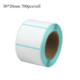 1000/700 Pcs White Adhesive Paper Thermal Label Sticker Paper Supermarket Price Blank Label Direct Print Waterproof Stickers
