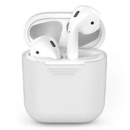 For AirPods Pro Protective Case Silicone New Solid Color Apple Airpods 2 1 Bluetooth Headset Soft Case Cover with Hook