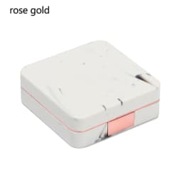 1PC contact lens case square travel portable solid color lens cover container holder storage soaking box fashion accessories