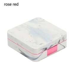 1PC contact lens case square travel portable solid color lens cover container holder storage soaking box fashion accessories