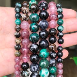 Wholesale Jades Chalcedony Beads Natural Stone Bedas for Jewelry Making Loose Spacer Round Beads DIY Necklace Bracelet 15inch