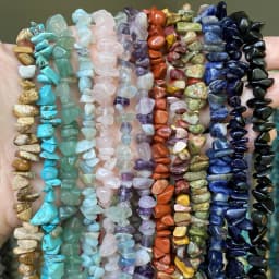 Natural Chips Gravel Stone Irregular Green Fluorite Amethysts Garnet Beads For Jewelry Making DIY Bracelet Necklace Accessories