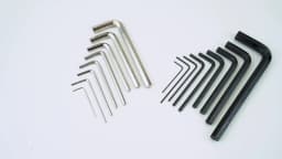 NINDEJIN 2-20pcs L shaped hex hexagon key allen wrench 0.9mm 1.5mm 2mm 2.5mm 3mm 4mm 5mm 6mm 8mm carbon steel allen key