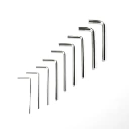 NINDEJIN 2-20pcs L shaped hex hexagon key allen wrench 0.9mm 1.5mm 2mm 2.5mm 3mm 4mm 5mm 6mm 8mm carbon steel allen key