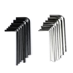 NINDEJIN 2-20pcs L shaped hex hexagon key allen wrench 0.9mm 1.5mm 2mm 2.5mm 3mm 4mm 5mm 6mm 8mm carbon steel allen key