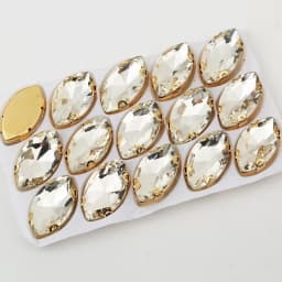 RESEN Sell at a loss 4X8/6x12/7x15mm Sliver Claw Horse Eye Crystal Stones Flatback Glass Rhinestones For Diy Garment Accessories