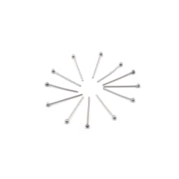 100 Pcs/Lot 15-50mm Stainless Steel Ball Head Pins Diy Handmade Jewelry Earrings Making Headpins Findings Accessories