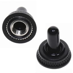 2Pcs 6mm Switches Miniature Toggle Switch Single Pole Double Throw Mini Waterproof Cap Micro Electronic Gadgets ON-OFF-ON 6A
