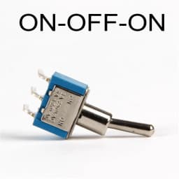 2Pcs 6mm Switches Miniature Toggle Switch Single Pole Double Throw Mini Waterproof Cap Micro Electronic Gadgets ON-OFF-ON 6A