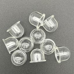 Brush Cutter Accessories Carburetor Parts 10 Pieces Transparent Fuel Bubble 19mm Used for Fuel Extraction