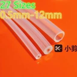 1m/3m/5m 27 Sizes 0.5mm To 12mm Food Grade Transparent Silicone Tube Rubber Hose Water Gas Pipe Drop Shipping