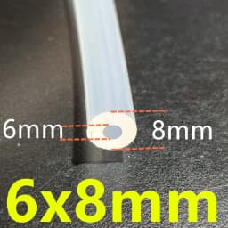 1m/3m/5m 27 Sizes 0.5mm To 12mm Food Grade Transparent Silicone Tube Rubber Hose Water Gas Pipe Drop Shipping