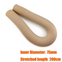 25mm 42mm 60mm 75mm Diameter 100-500cm Length Air Diesel Parking Heater Duct Pipe Tube Hose For Car Camper Caravan High Temp