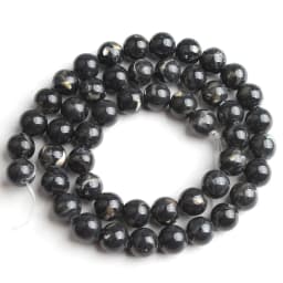 Natural Blue Howlite Turquoises Stone Round Loose Beads For Diy Bracelet Accessories Jewelry Making 15'' Strands 4/6/8/10/12mm