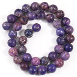 Natural Blue Howlite Turquoises Stone Round Loose Beads For Diy Bracelet Accessories Jewelry Making 15'' Strands 4/6/8/10/12mm