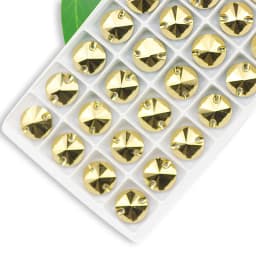 Rivoli Sew on Rhinestones Round Beads Glass Crystal AB Sewing Rhinestone Appliques DIY Sewing Crystal Rhinestones for Needlework