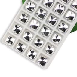 Rivoli Sew on Rhinestones Round Beads Glass Crystal AB Sewing Rhinestone Appliques DIY Sewing Crystal Rhinestones for Needlework