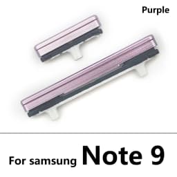 Replacement Power On Off Side Key Button + Volume Up Down Side Button For Samsung Note 9 10 Plus Volume Key Part
