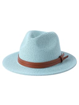 56-58-59-60CM New Natural Panama Soft Shaped Straw Hat Summer Women/Men Wide Brim Beach Sun Cap UV Protection Fedora Hat