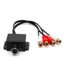 F1CF New Universal Car Amplifier Bass RCA Level Remote Volume Control Knob LC-1 New
