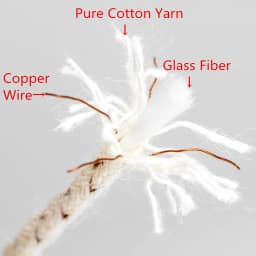 10/30/50pcs Copper Wire Cotton Core Wicks For Zippo Zorro Oil Vintage Lighter Universal Replace Accessories Insert Spare Parts