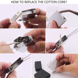 10/30/50pcs Copper Wire Cotton Core Wicks For Zippo Zorro Oil Vintage Lighter Universal Replace Accessories Insert Spare Parts