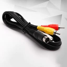 Cable for SEGA Mega Drive 2 AV Cable RCA Audio Video Cable Cord Replacement for SEGA Genesis 2