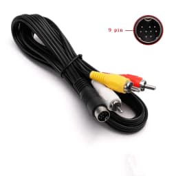 Cable for SEGA Mega Drive 2 AV Cable RCA Audio Video Cable Cord Replacement for SEGA Genesis 2