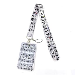 Letters Anime Lanyard Badge Holder ID Card Lanyards Mobile Phone Rope Key Lanyard Neck Straps Keychain Key Ring