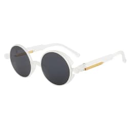 Classic Gothic Steampunk Sunglasses Luxury Brand Designer High Quality Men Women Retro Round Pc Frame Sunglasses For female male