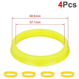 4Pcs/Set Automotive Car Plastic Wheel Hub Centric Rings Center Hubrings Bore 73.1-57.1 66.6-57.1