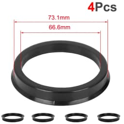 4Pcs/Set Automotive Car Plastic Wheel Hub Centric Rings Center Hubrings Bore 73.1-57.1 66.6-57.1