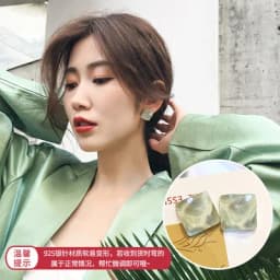 New fashion Retro round triangle square earrings For Women girl Accessories jewelry