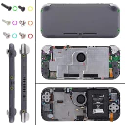 eXtremeRate Replacement Handheld Controller Housing Custom Shell with Screen Protector & ABXY Buttons for Nintendo Switch Lite