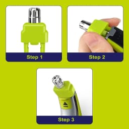 Brangdy Nose Hair Trimmer Replacement Blades Compatible with Philips One Blade QP2520 QP2630 QP6510 QP6530 Electric Shaver