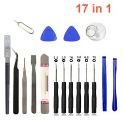 Professional 26 in 1 Cell Phone Repair Tool Kits Screwdrivers with Screen Opening Pry Bar Suction Cup for iPhone Samsung Xiaomi