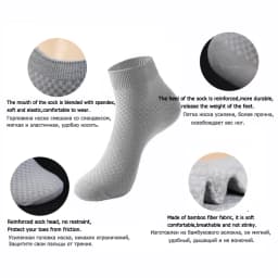 10 Pairs High Quality Bamboo Fiber Men's Socks Business Breathable Deodorant Compression Socks Men Long Big Size EUR 38-46