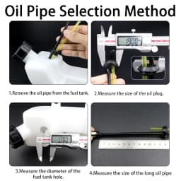 1/5pcs Universal Fuel Tank Filter Kit Fuel Pipe Filter Set For Chainsaw Lawn Mower Grass Trimmer Oil Pipe Fuel Hose Garden Tools