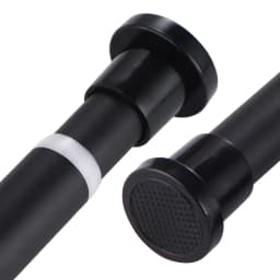 80-240CM Adjustable Curtain Rod No Drilling Telescopic Shower Curtain Pole for Balcony Bathroom Wardrobe Rod Clothes Drying Rack