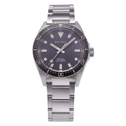 Baltany S3080 Mens Automatic Vintage Dive Watch 39mm Retro Sapphire Glowing 200M Waterproof Ocean Swimming Steel Bracelet Dress