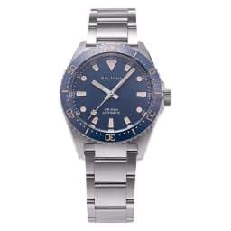 Baltany S3080 Mens Automatic Vintage Dive Watch 39mm Retro Sapphire Glowing 200M Waterproof Ocean Swimming Steel Bracelet Dress