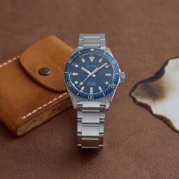 Baltany S3080 Mens Automatic Vintage Dive Watch 39mm Retro Sapphire Glowing 200M Waterproof Ocean Swimming Steel Bracelet Dress