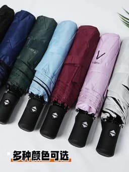 Umbrella Fully Automatic Thickened Enlarged Reinforced Folding Umbrella Sun and Rainproof Sunshade Umbrella for Women Sunscreen